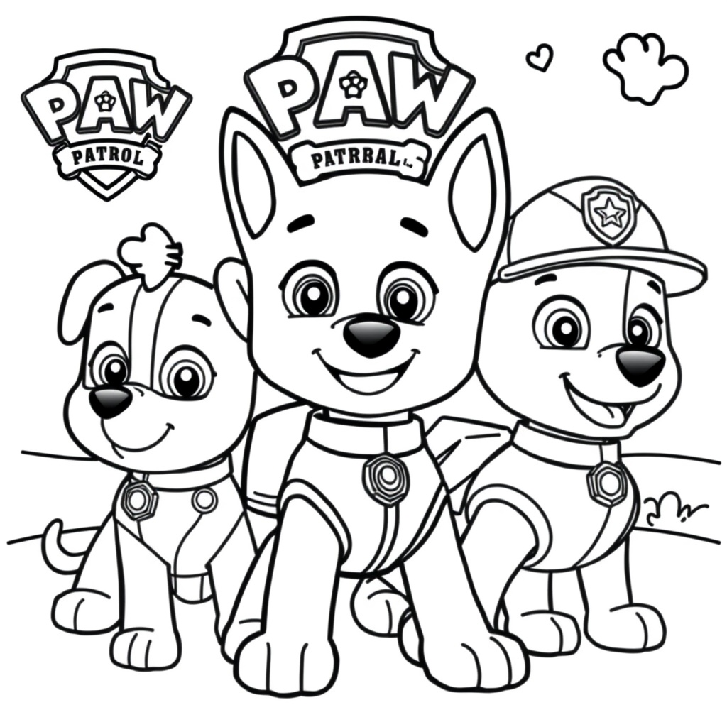 Coloring Book: PAW Patrol
