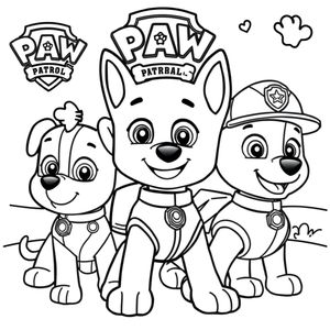 Coloring Book: PAW Patrol