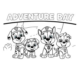 Kolorowanka: Psi Patrol