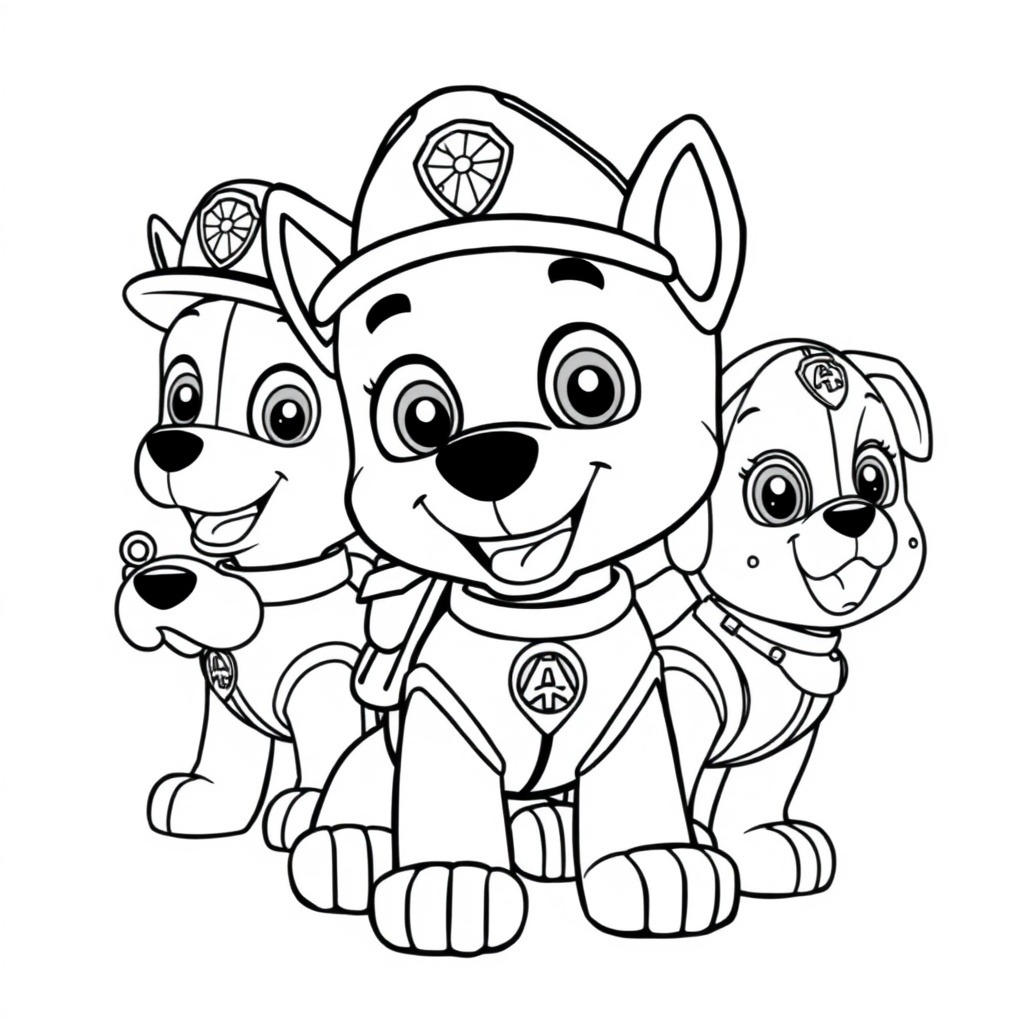 Libro de Colorear de Patrulla Canina