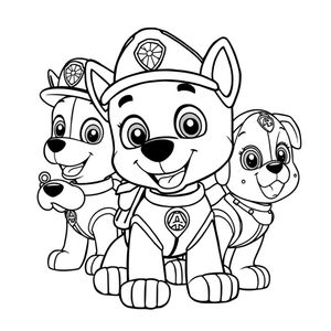 Kolorowanka Psi Patrol