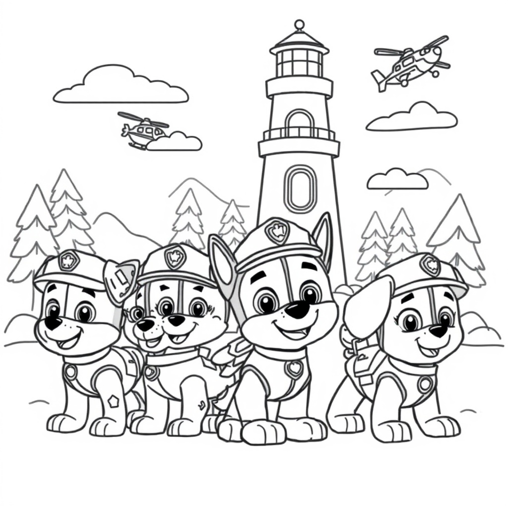 Psi Patrol: Kolorowanka Przygód