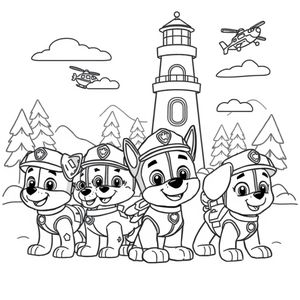 Psi Patrol: Kolorowanka Przygód