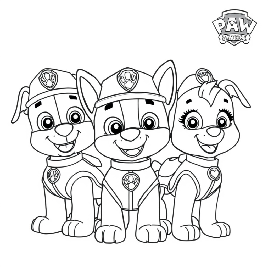 Coloring Book: PAW Patrol