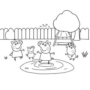 Kolorowanka Świnka Peppa