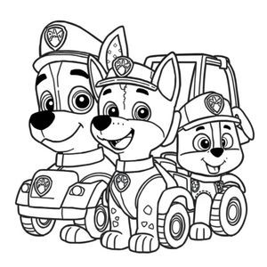 Psi Patrol - Kolorowanka Przygodowa