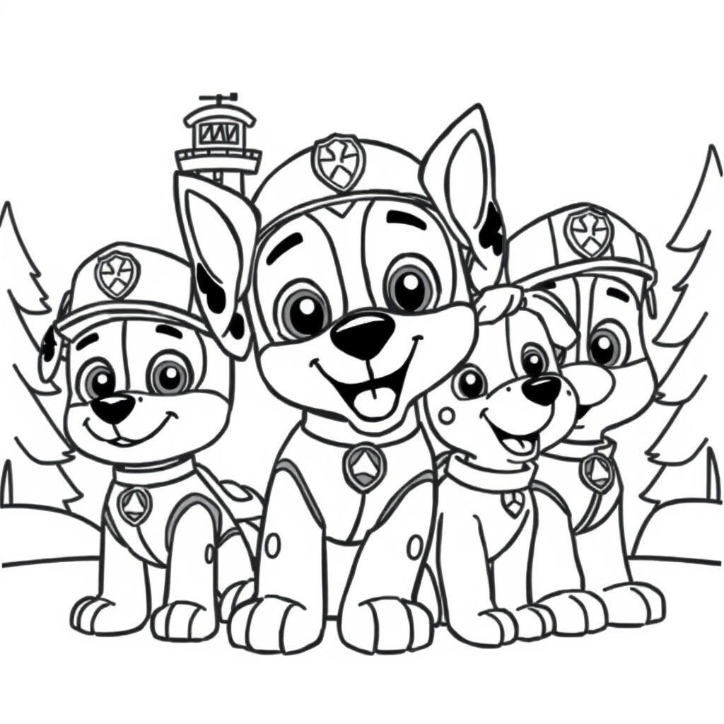 PAW Patrol Coloring Book