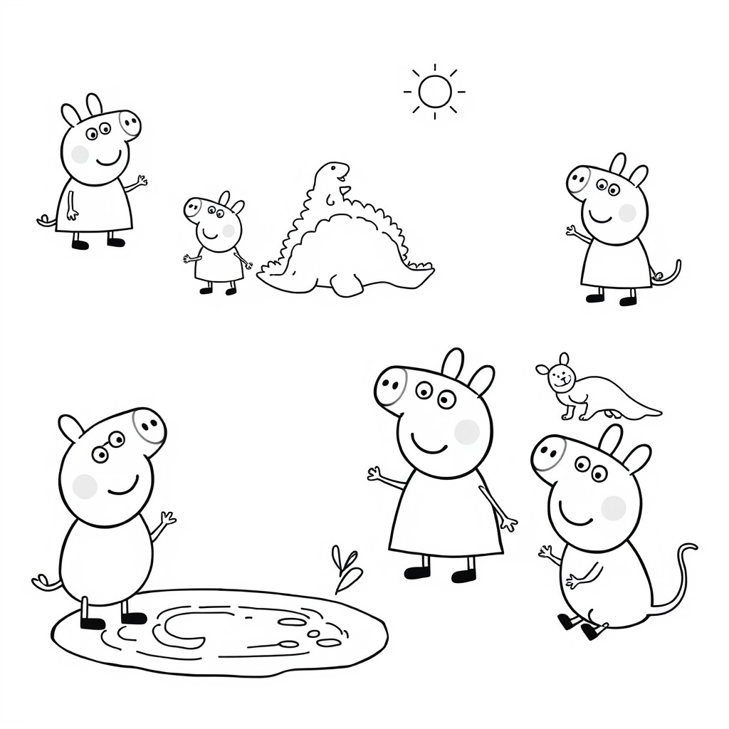 Peppa Pig Coloring Book