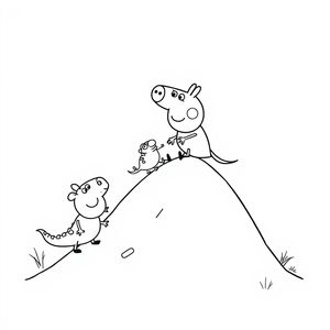 Peppa Pig Adventure Coloring