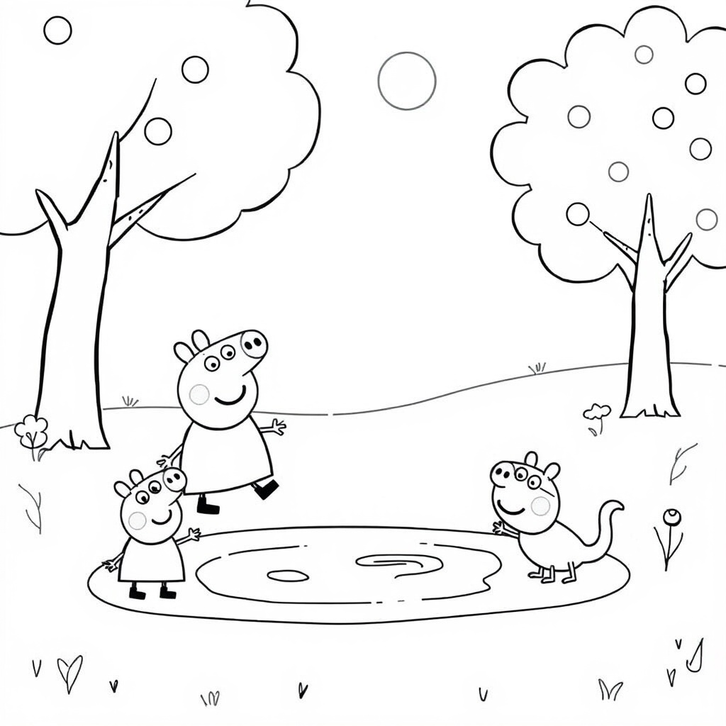 Coloring Book: Peppa's Adventures