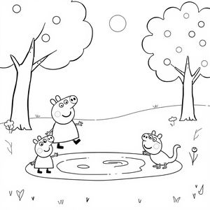 Coloring Book: Peppa's Adventures