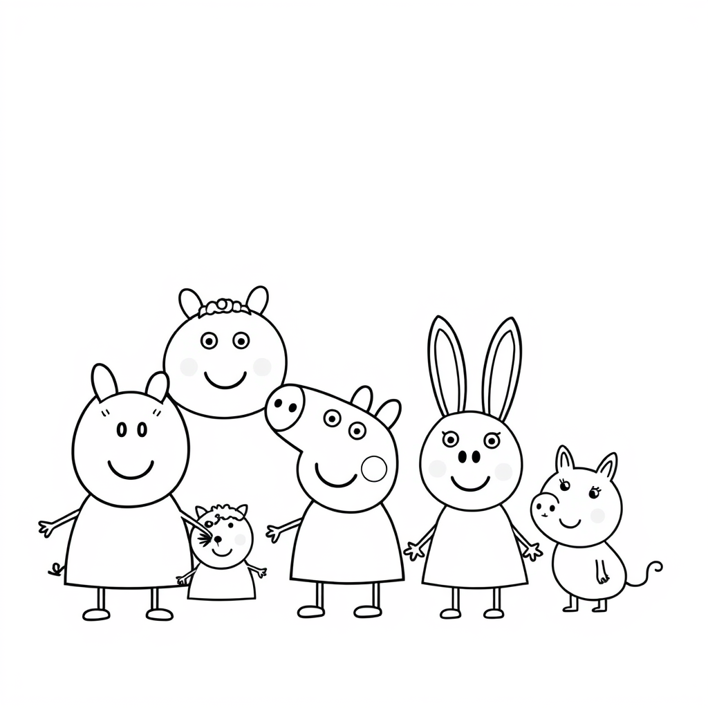 Kolorowanka Peppa Pig