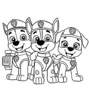 Kolorowanka Psi Patrol