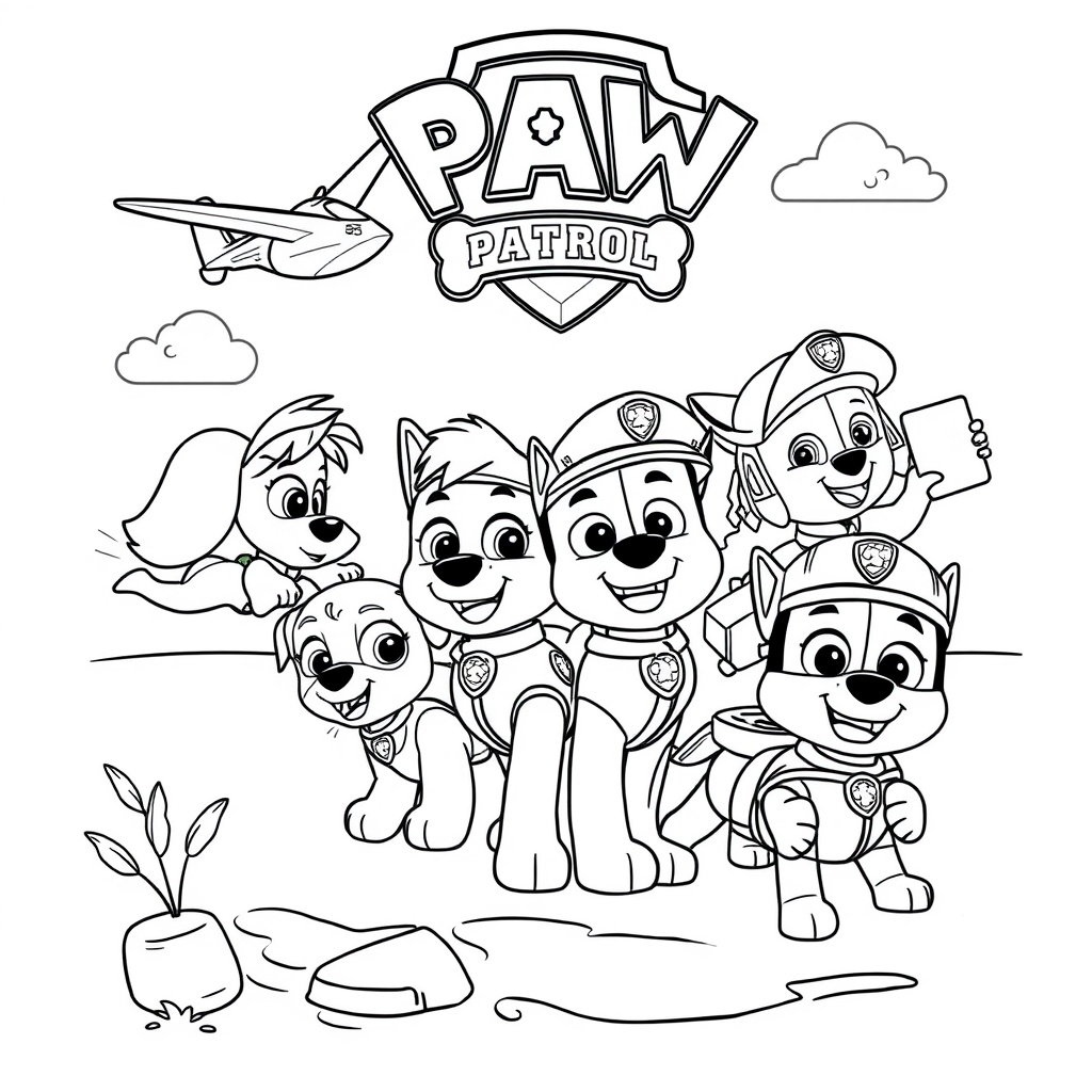 PAW Patrol Coloring Book
