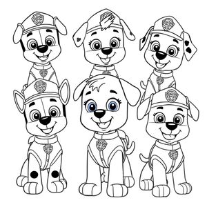 PAW Patrol Coloring Pages