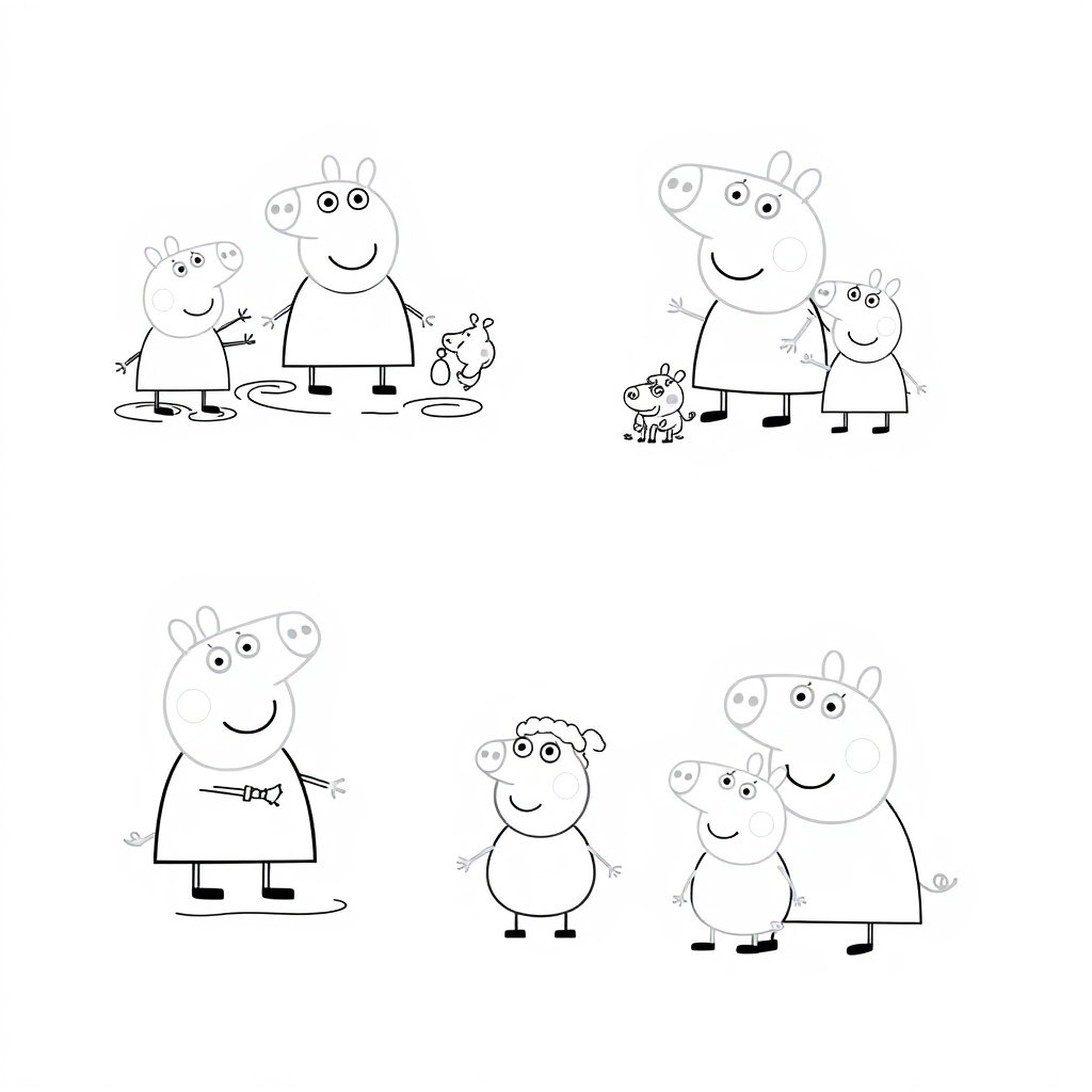 Kolorowanka Peppa Pig