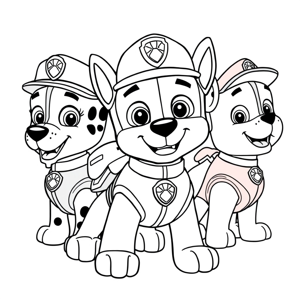 Color with PAW Patrol