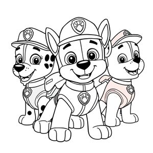 Color with PAW Patrol