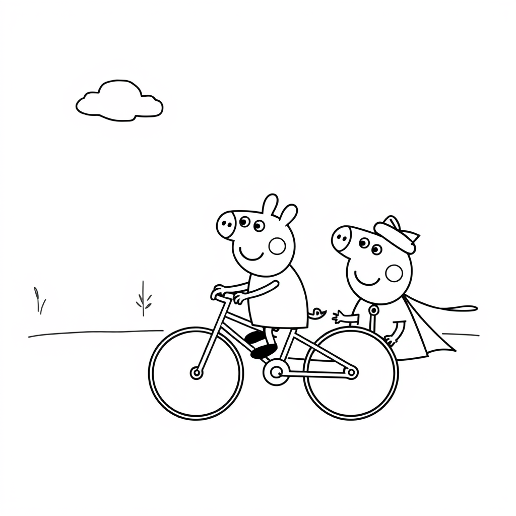 Przygody Peppy - Kolorowanka dla Dzieci