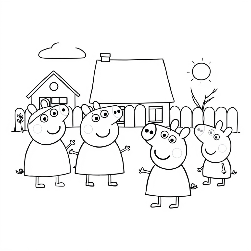 Kolorowanka z Peppą