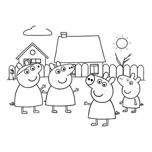 Kolorowanka z Peppą