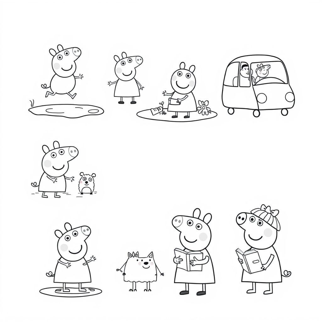 Peppa Pig: Wesołe Kolorowanki