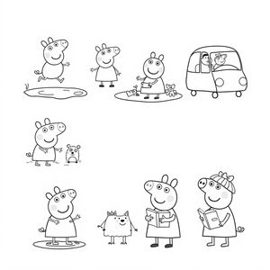 Peppa Pig: Wesołe Kolorowanki