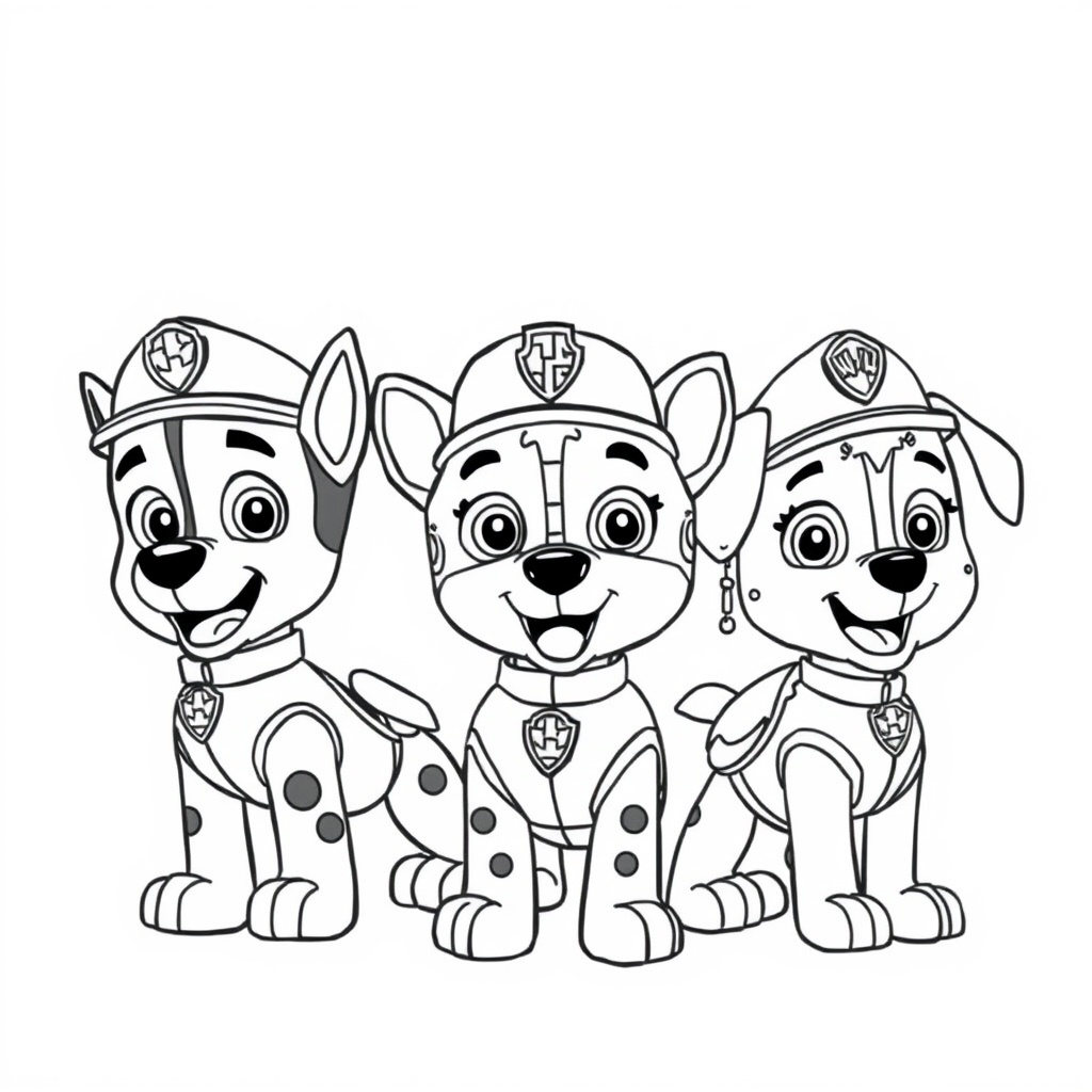 Psi Patrol: Kolorowanki Pełne Przygód