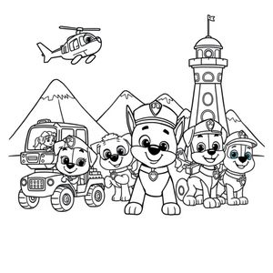 PAW Patrol Coloring Book