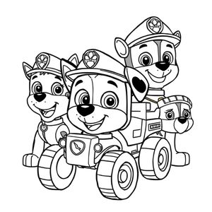 Psi Patrol - Kolorowanka