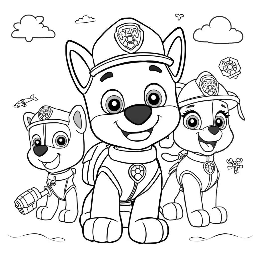 PAW Patrol Coloring Book