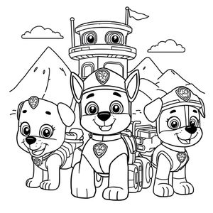 PAW Patrol Coloring Book