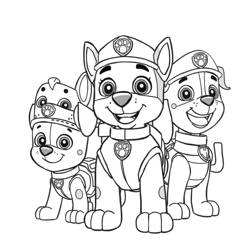 Coloring Book: PAW Patrol