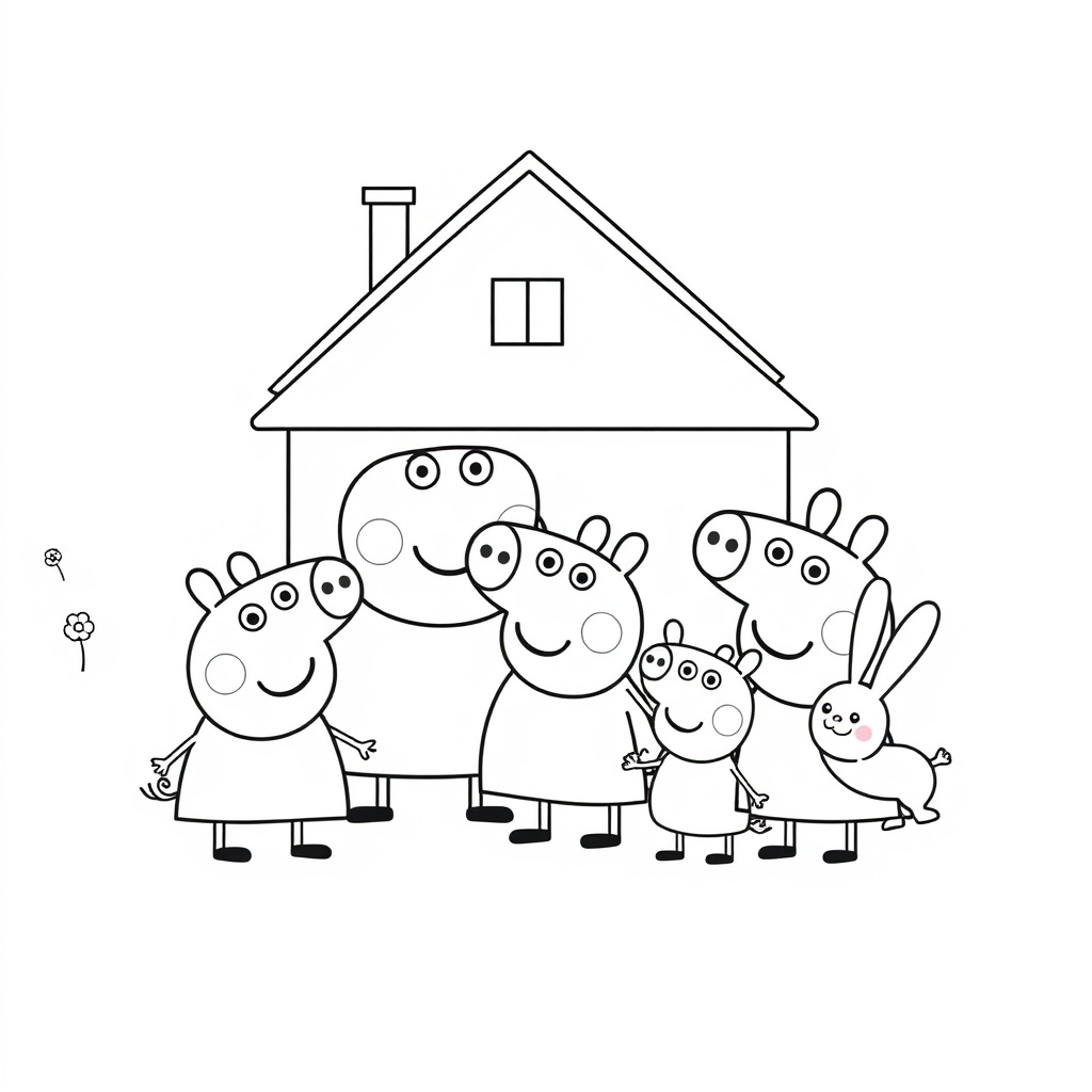 Kolorowanka Peppa Pig