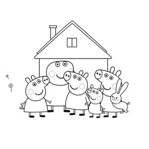 Kolorowanka Peppa Pig