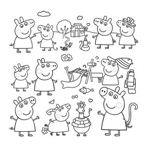 Kolorowanka Peppa Pig