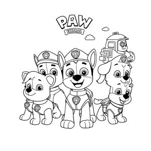 Coloring Book: PAW Patrol