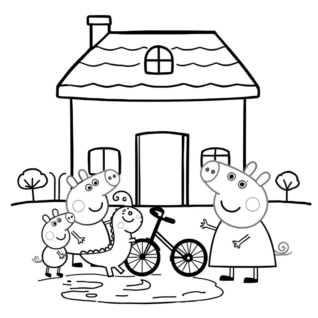 Kolorowanka Peppa Pig