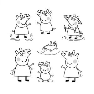 Kolorowanka Peppa Pig