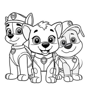 PAW Patrol Coloring Page