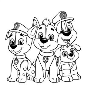 Psi Patrol: Akcja Kolorowanka