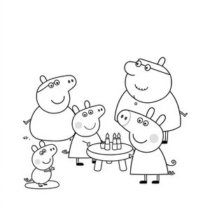 Kolorowanka Peppa Pig