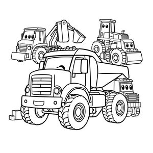 Leo the Truck - Coloring Book for Kids