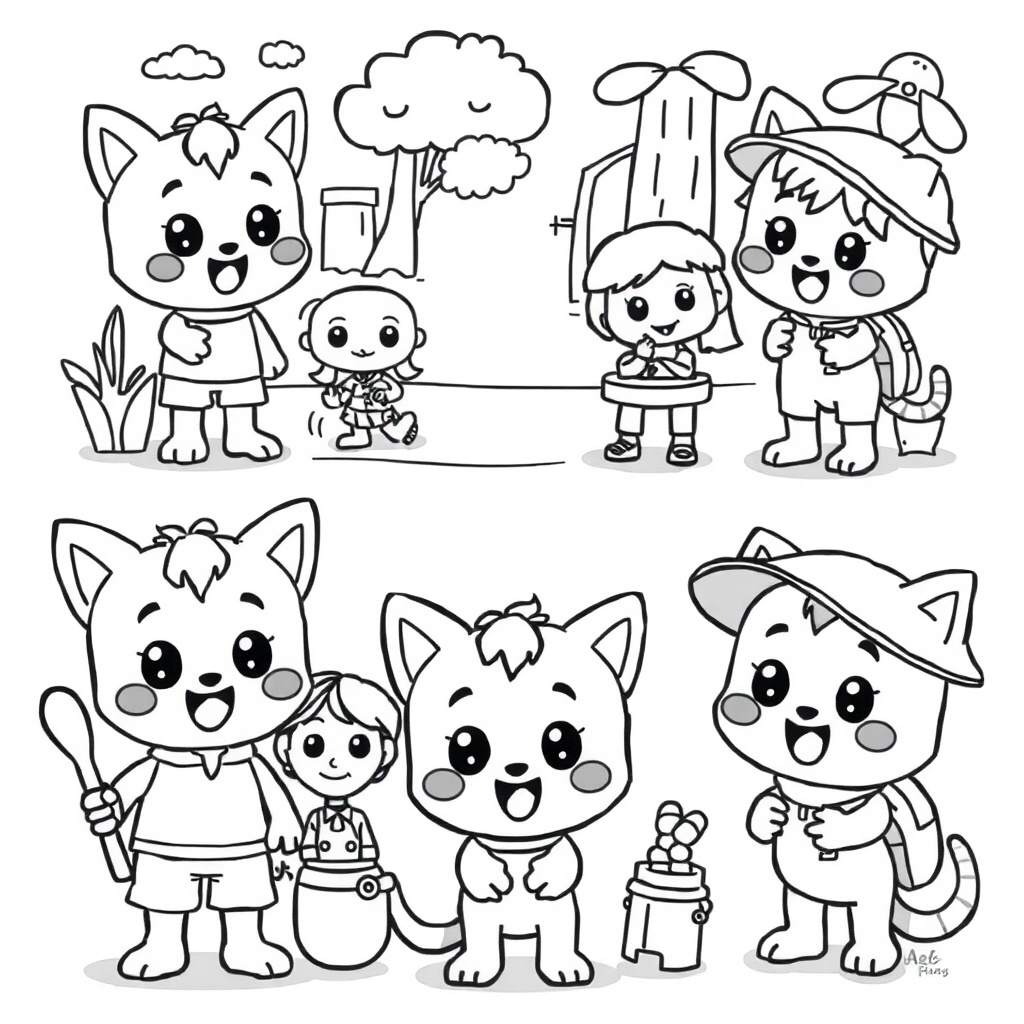 Bluey - Kolorowanka z Przygód