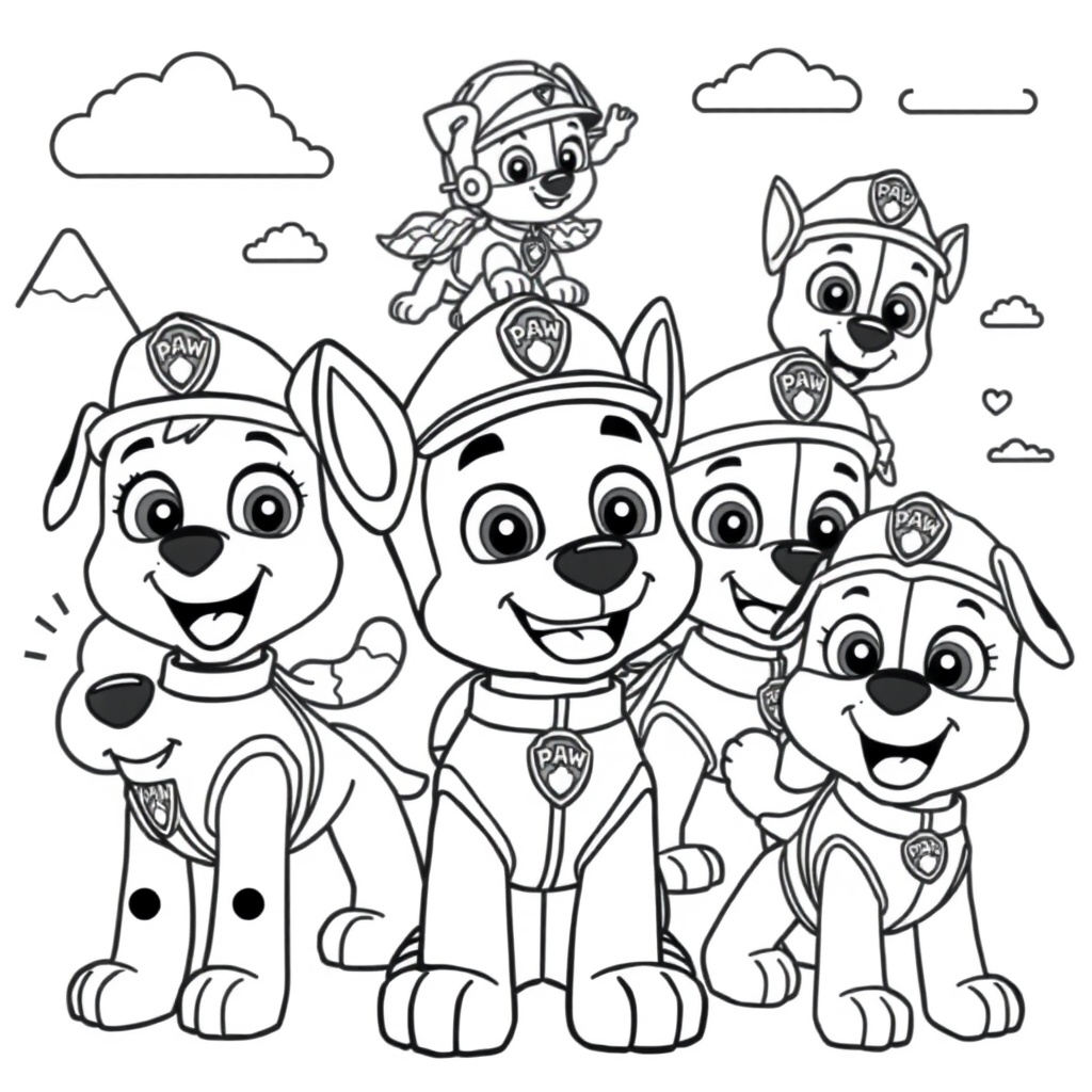 PAW Patrol Coloring Book