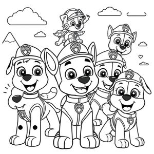 PAW Patrol Coloring Book