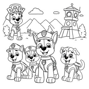 PAW Patrol Coloring Book