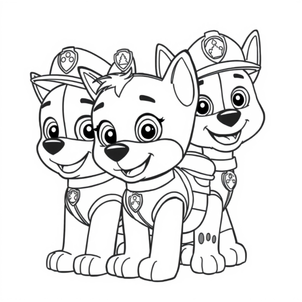 Kolorowa Zabawa z Psiego Patrolu