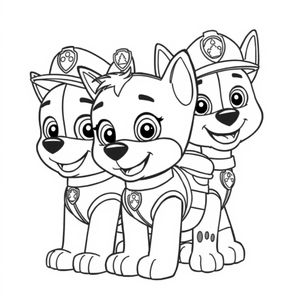 Kolorowa Zabawa z Psiego Patrolu