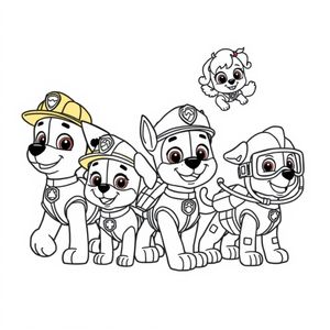 PAW Patrol Coloring Book